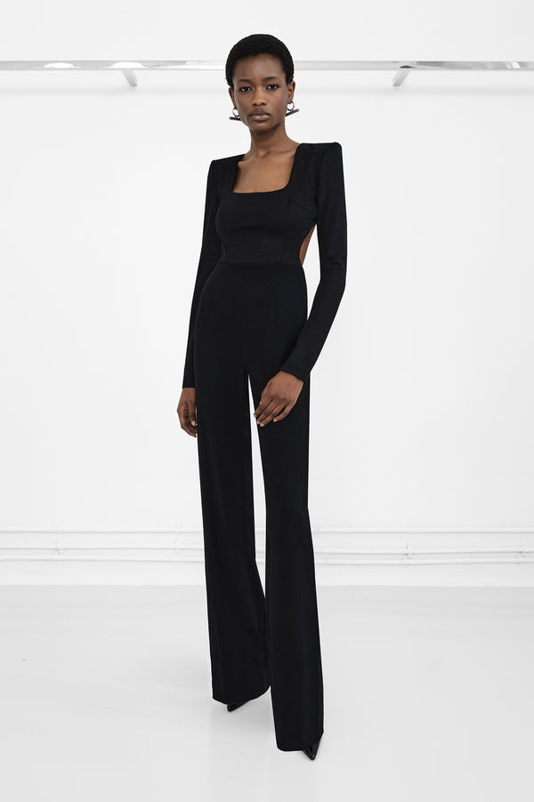 Liquid Chain Jumpsuit - Black