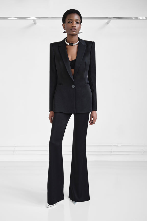 Sculpted Blazer - Black