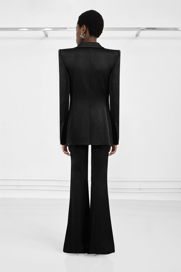 Sculpted Blazer - Black