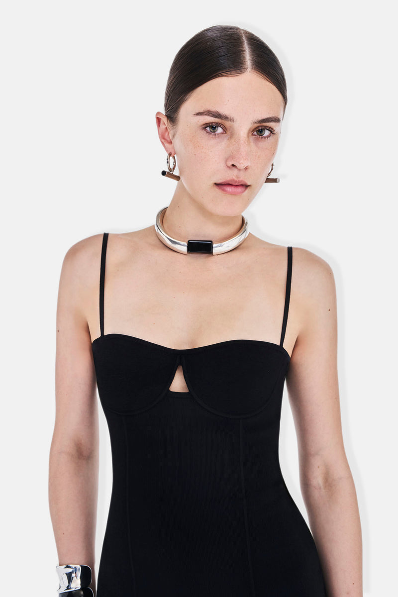 Sculpted Amelia Dress - Black