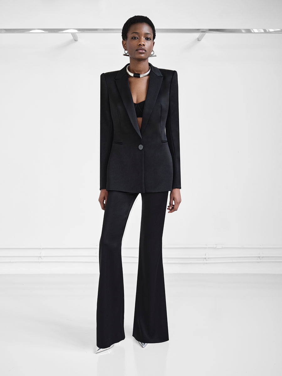 Sculpted Blazer - Black