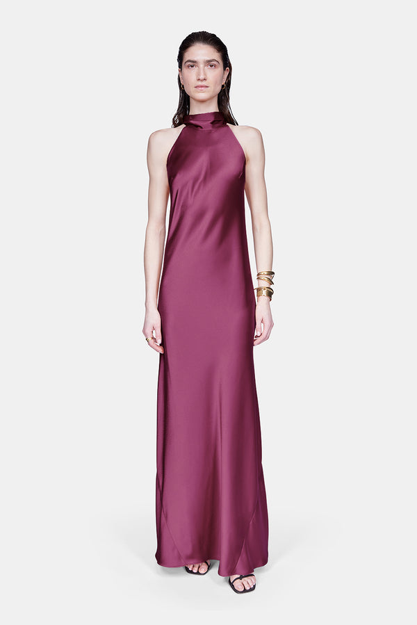 Sienna Dress - Burgundy