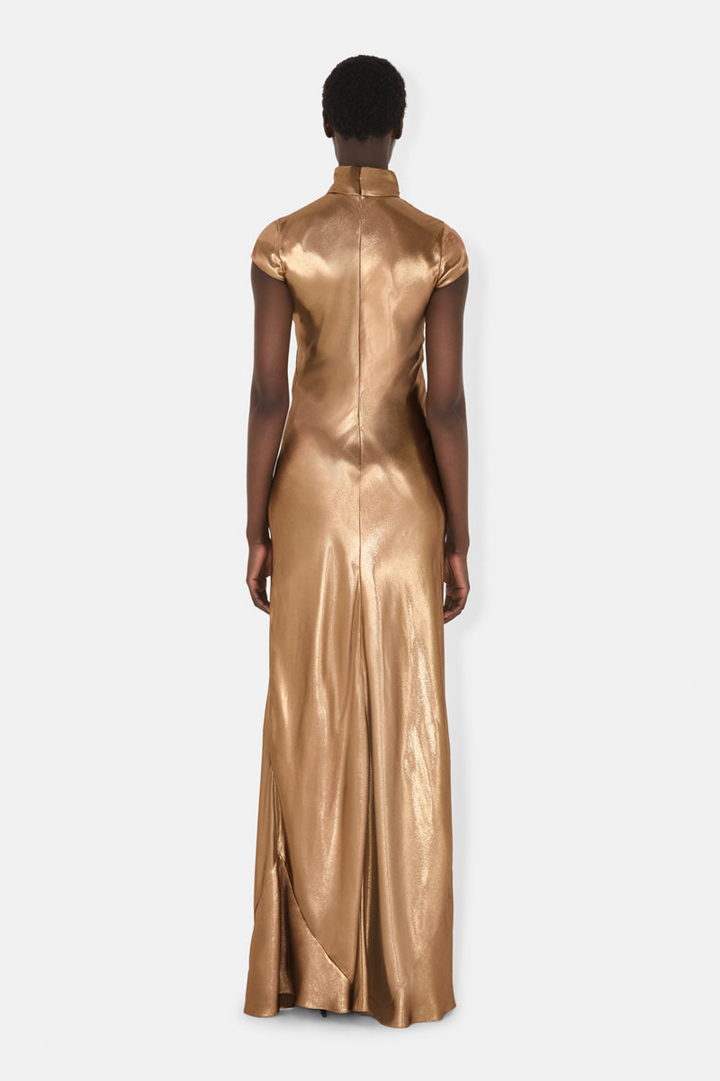 Solar Gaze Dress - Gold