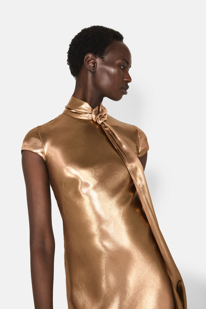 Solar Gaze Dress - Gold