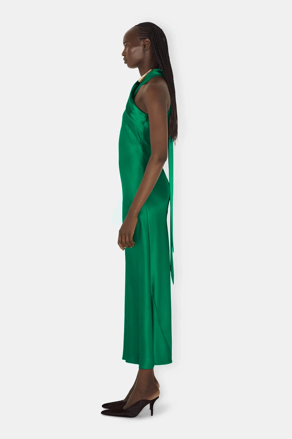 Cropped Pandora Dress - Emerald