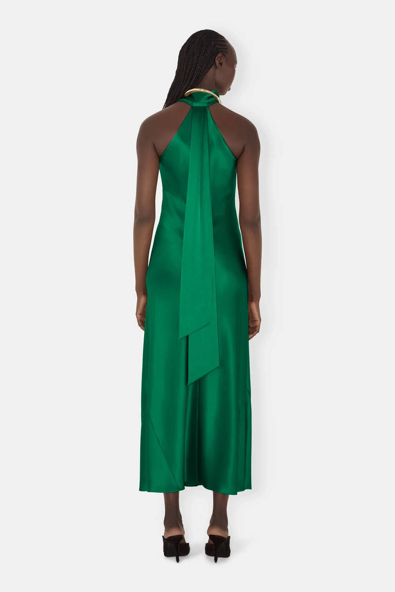 Cropped Pandora Dress - Emerald