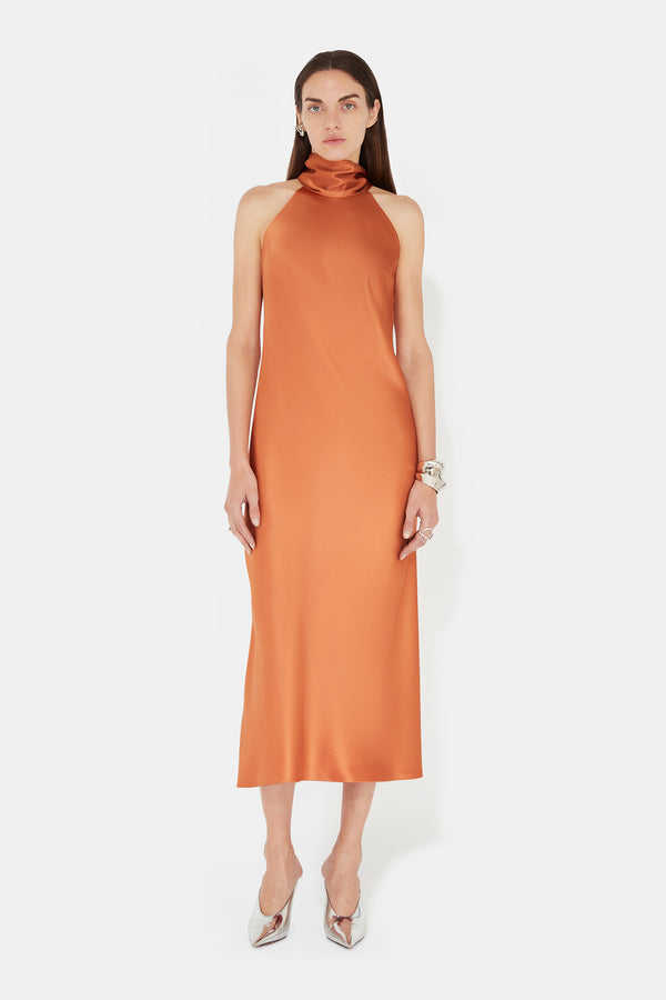 Cropped Sienna Dress - Papaya