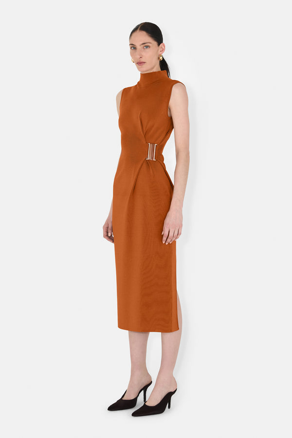 Malenko Day Dress - Brandy