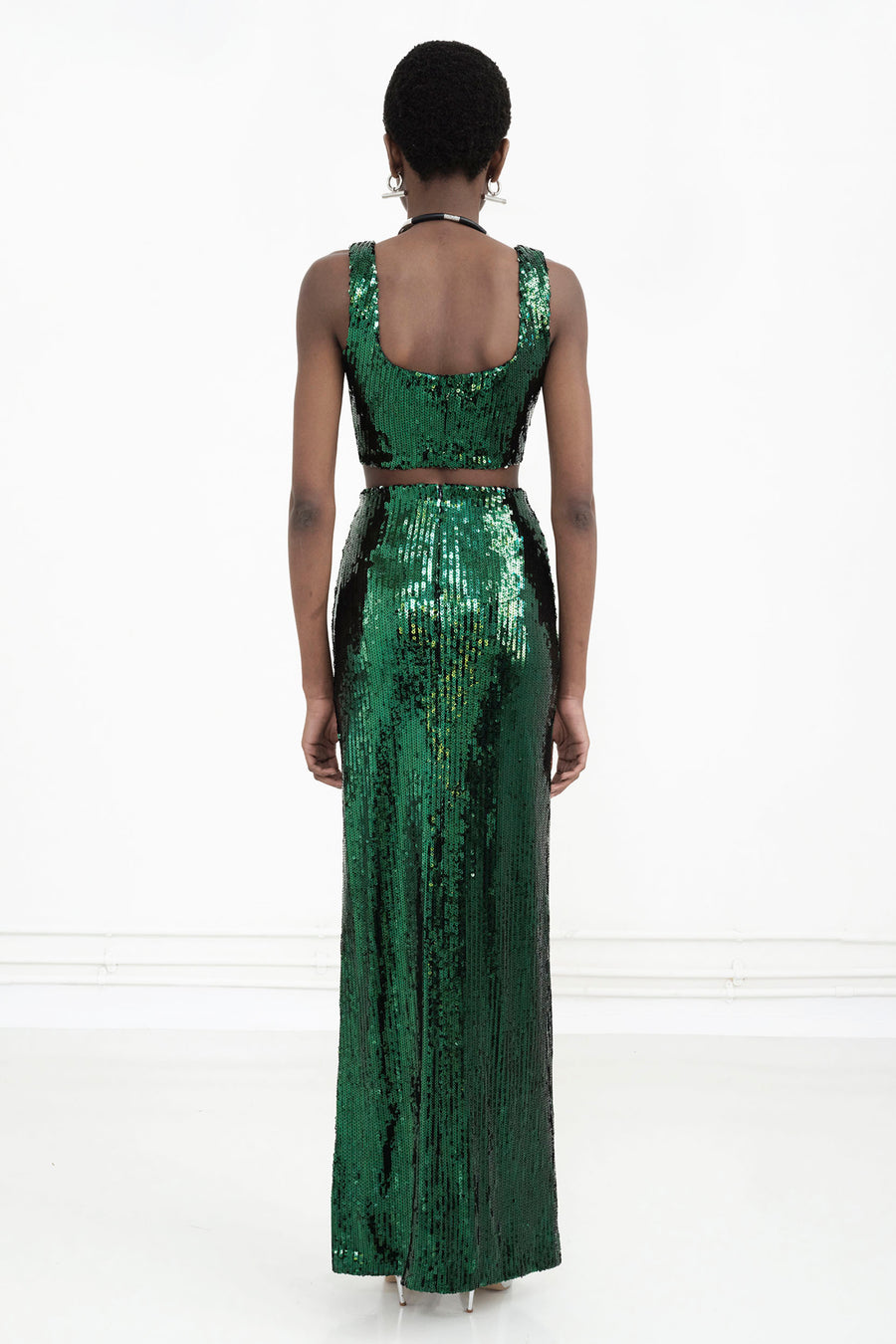 Beating Heart Skirt - Evergreen