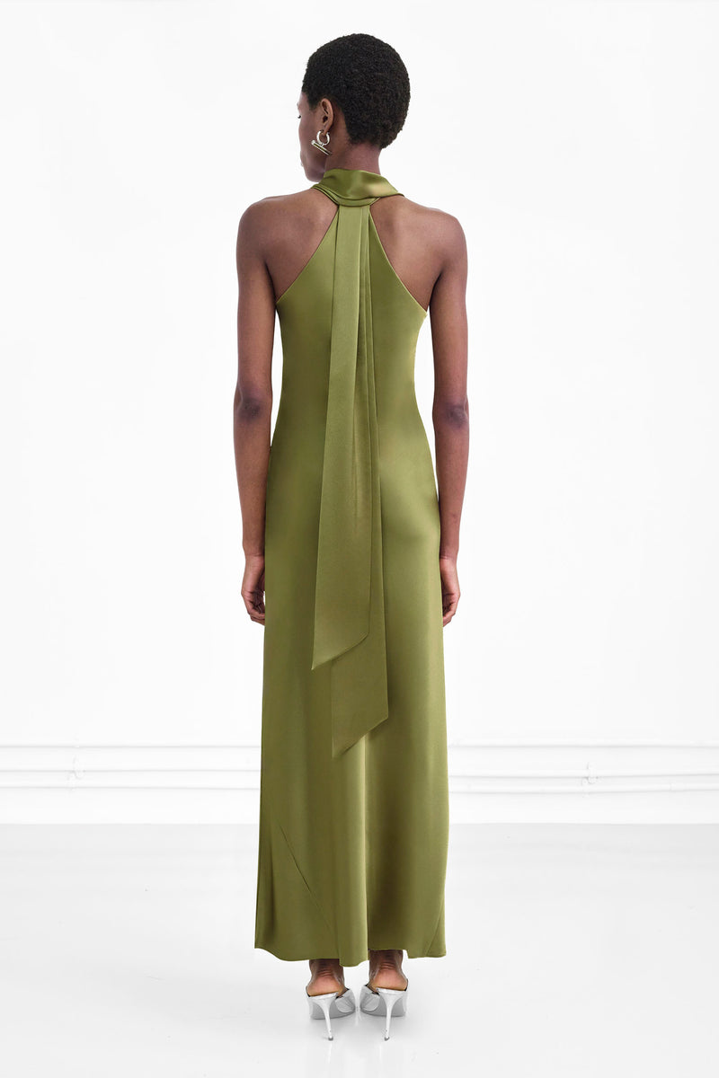 Cropped Pandora Dress - Olive