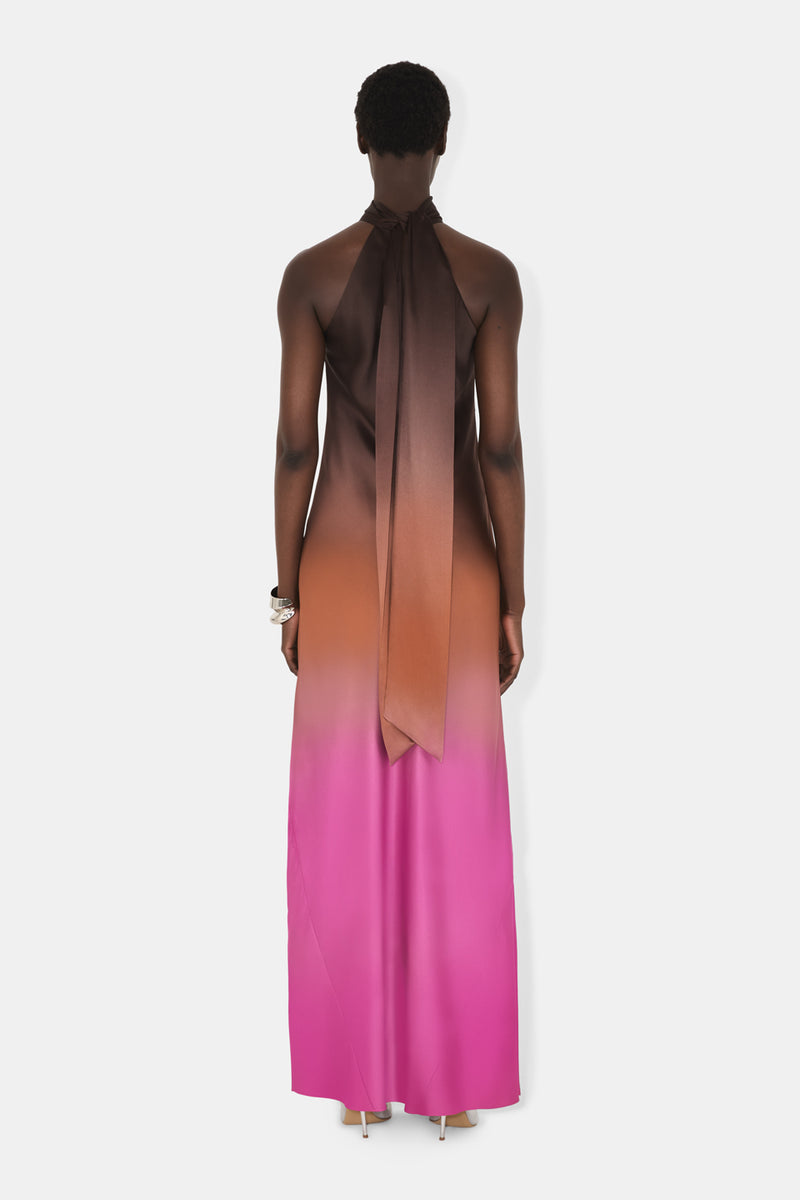 SIENNA GOWN - CHOCOLATE OMBRE