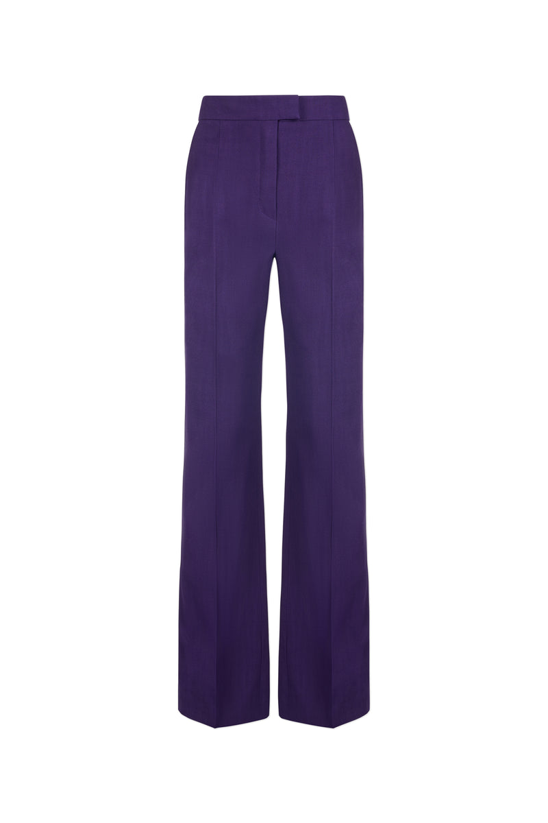 Boyfriend Trousers - Blackcurrant