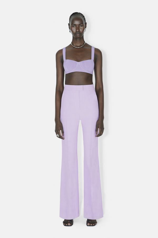 Boyfriend Trousers - Lilac