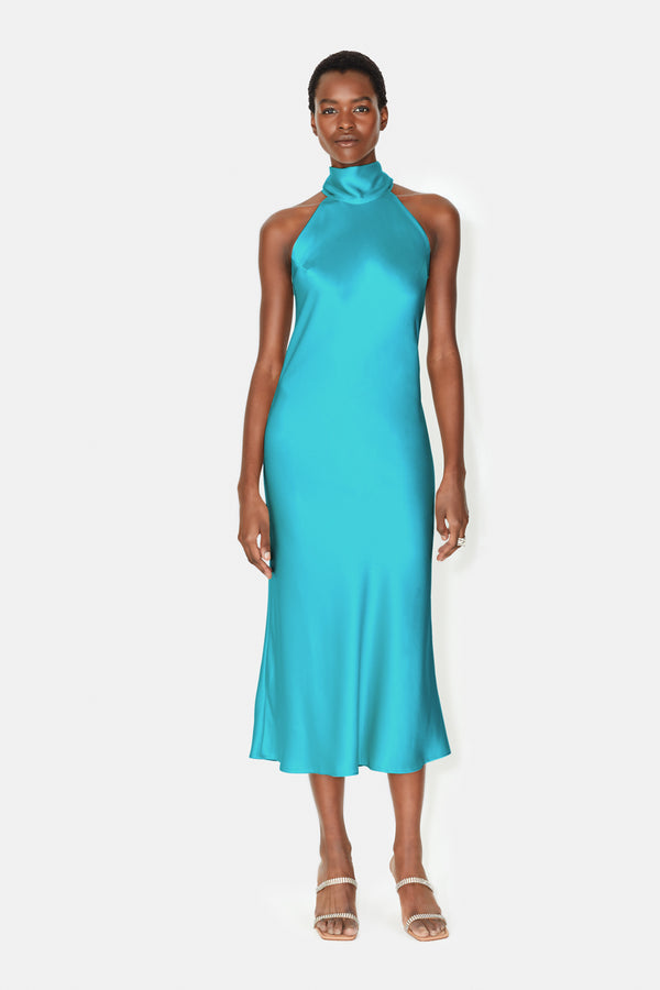 Cropped Sienna Dress - Lagoon