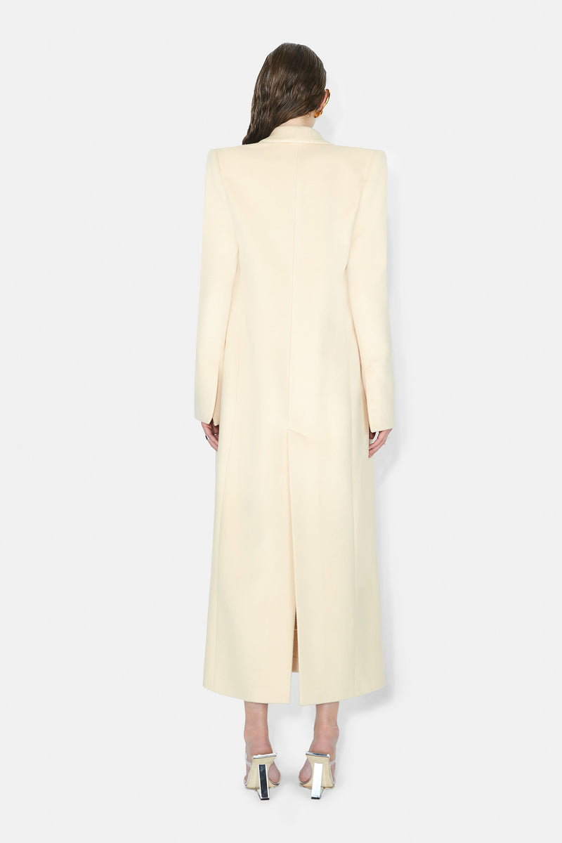 Boyfriend Coat - Cream