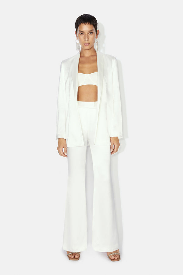 Julianne Bridal Trouser - Liquid White