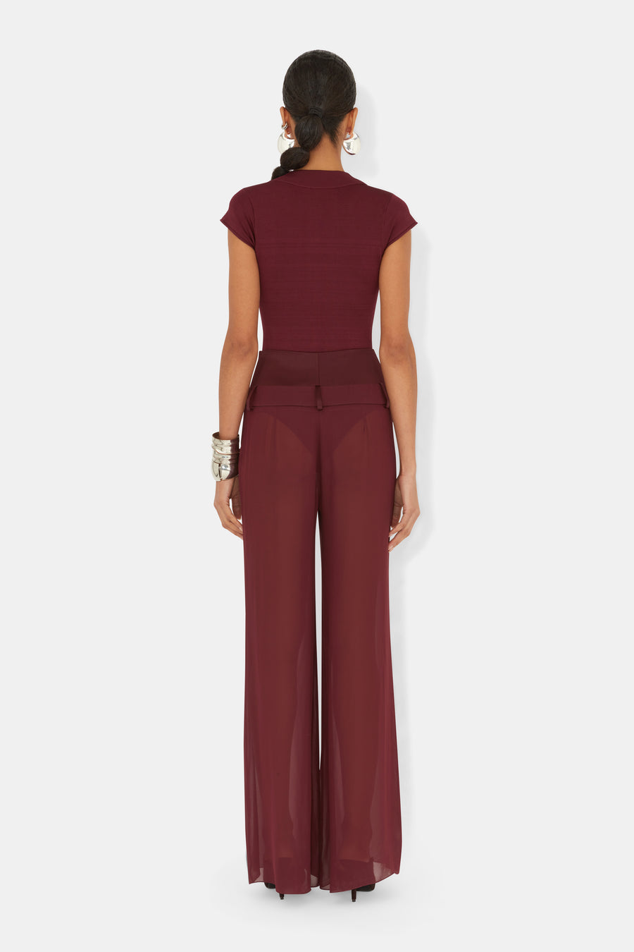 Sasha Capsleeve Body - Mahogany