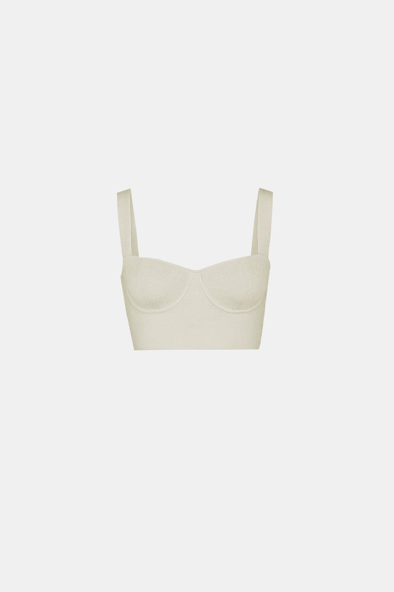 Longline Nyx Bralette - Creme