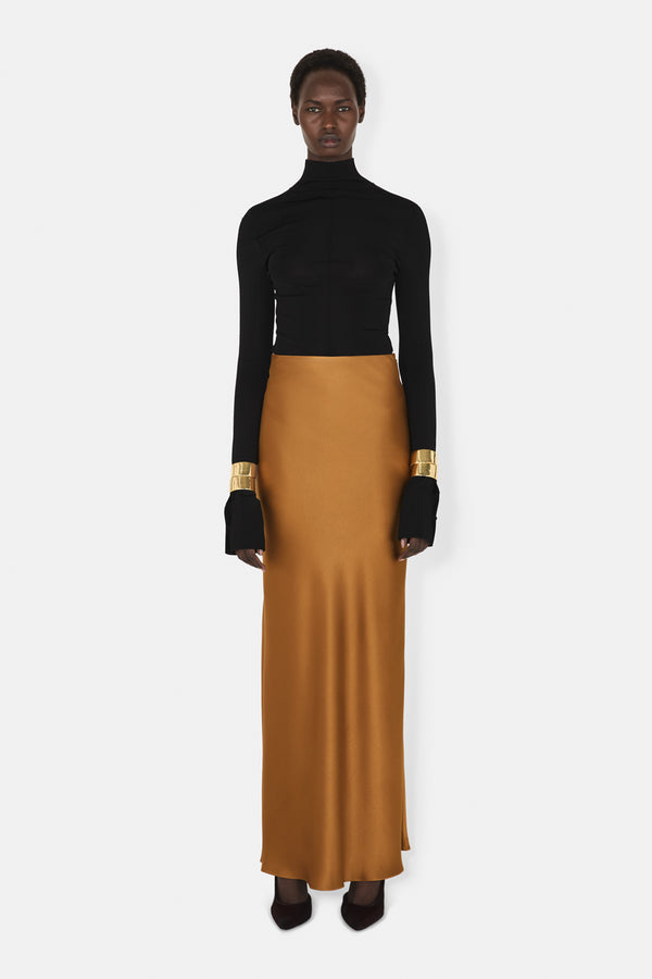 Long Valletta Skirt - Toffee