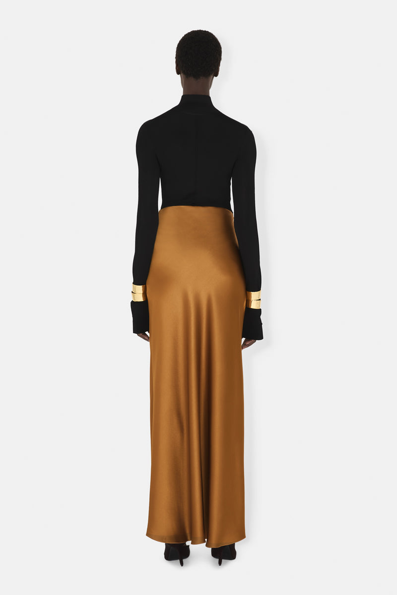 Long Valletta Skirt - Toffee