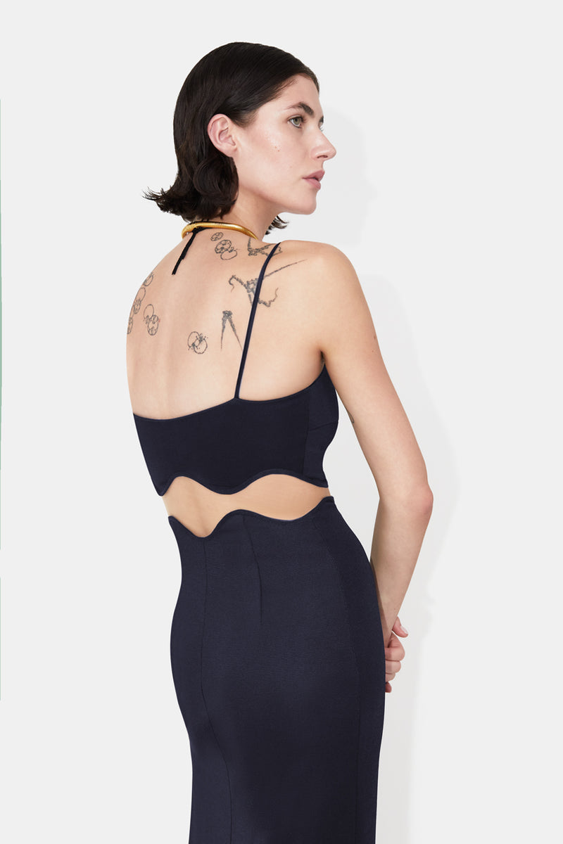 Siren Dress - Navy