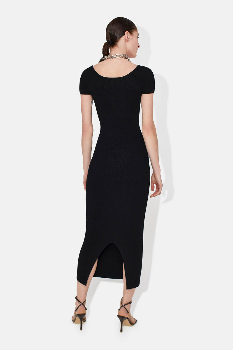 Freya Short Sleeve Dress - Black