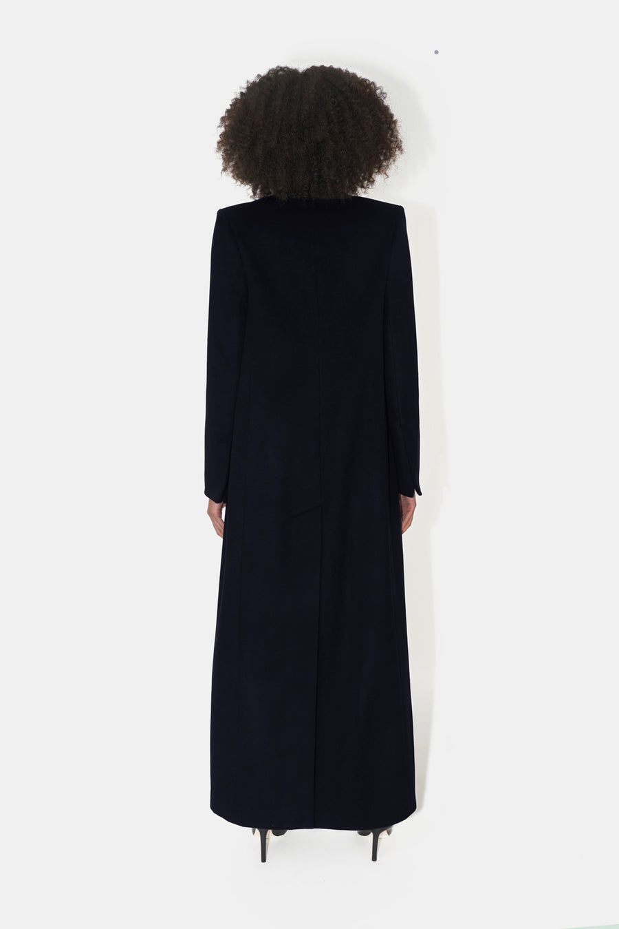 Boyfriend Coat - Navy &amp; Black