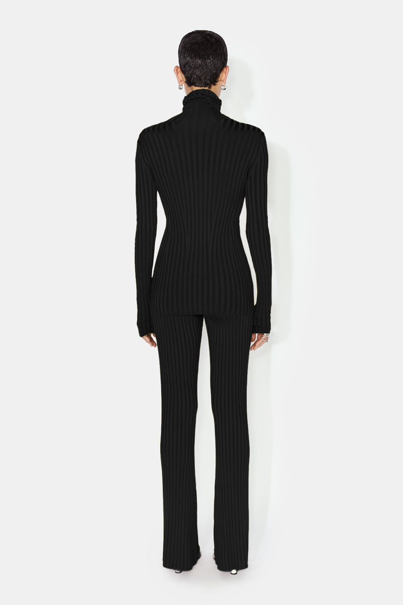 Rhea Lounge Turtleneck - Black