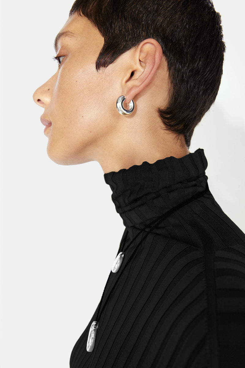 Rhea Lounge Turtleneck - Black