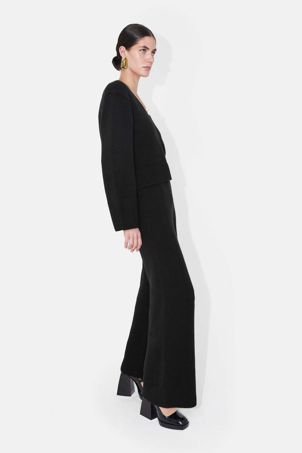 Theia Cashmere Trousers - Black