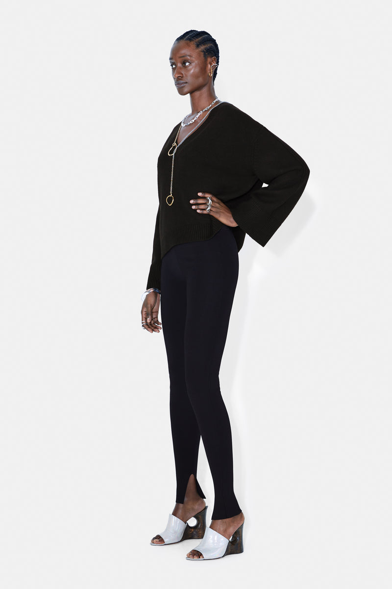 Maia Cashmere Sweater - Black